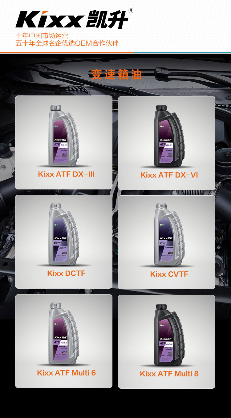 GS (Kixx) 凱升 DCTF 濕式雙離合變速箱油-第7張圖片-鄭州市冠恒貿(mào)易有限公司【官方網(wǎng)站】-車用潤滑油服務(wù)專家